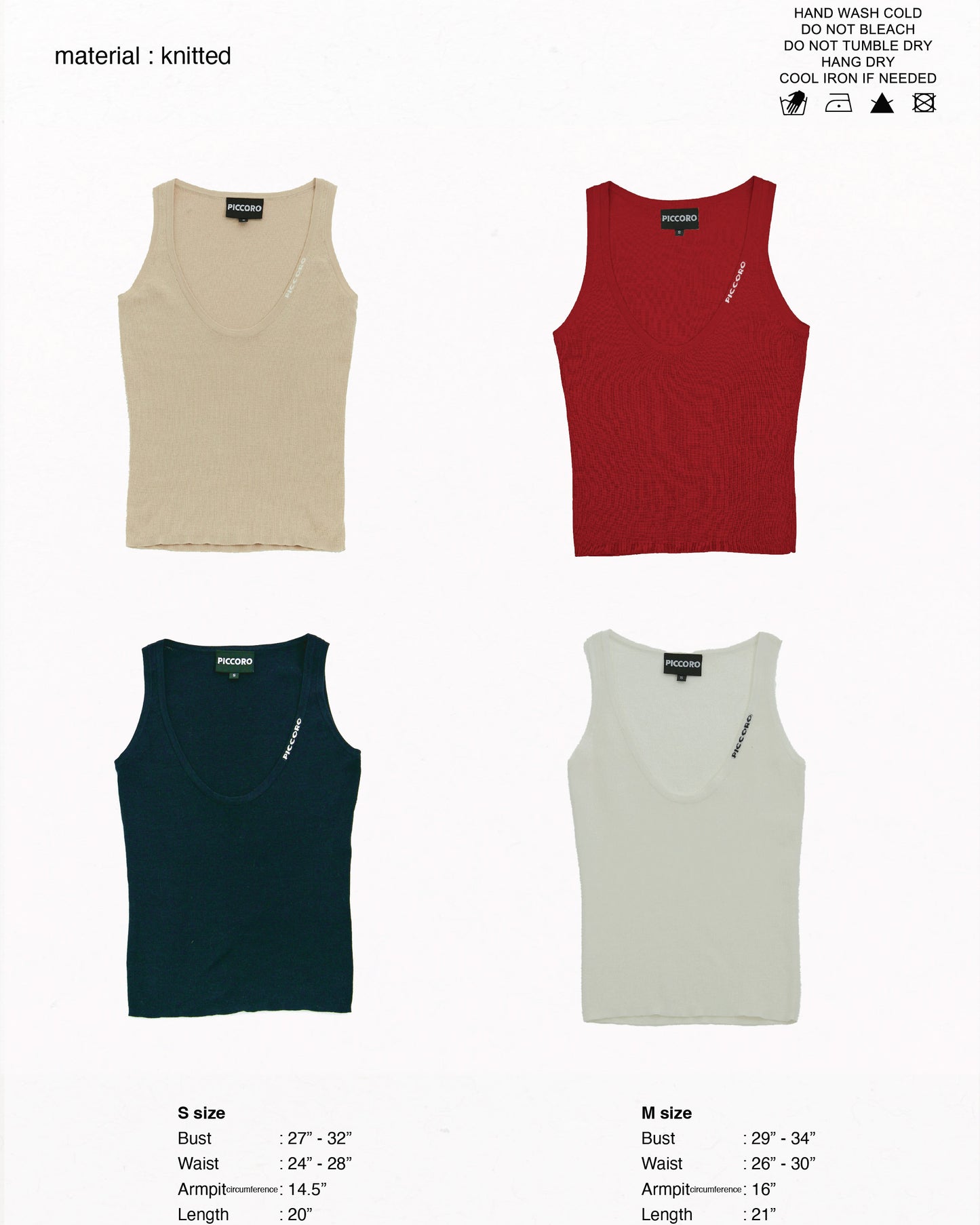 Piccoro - Knitted Logo Tank