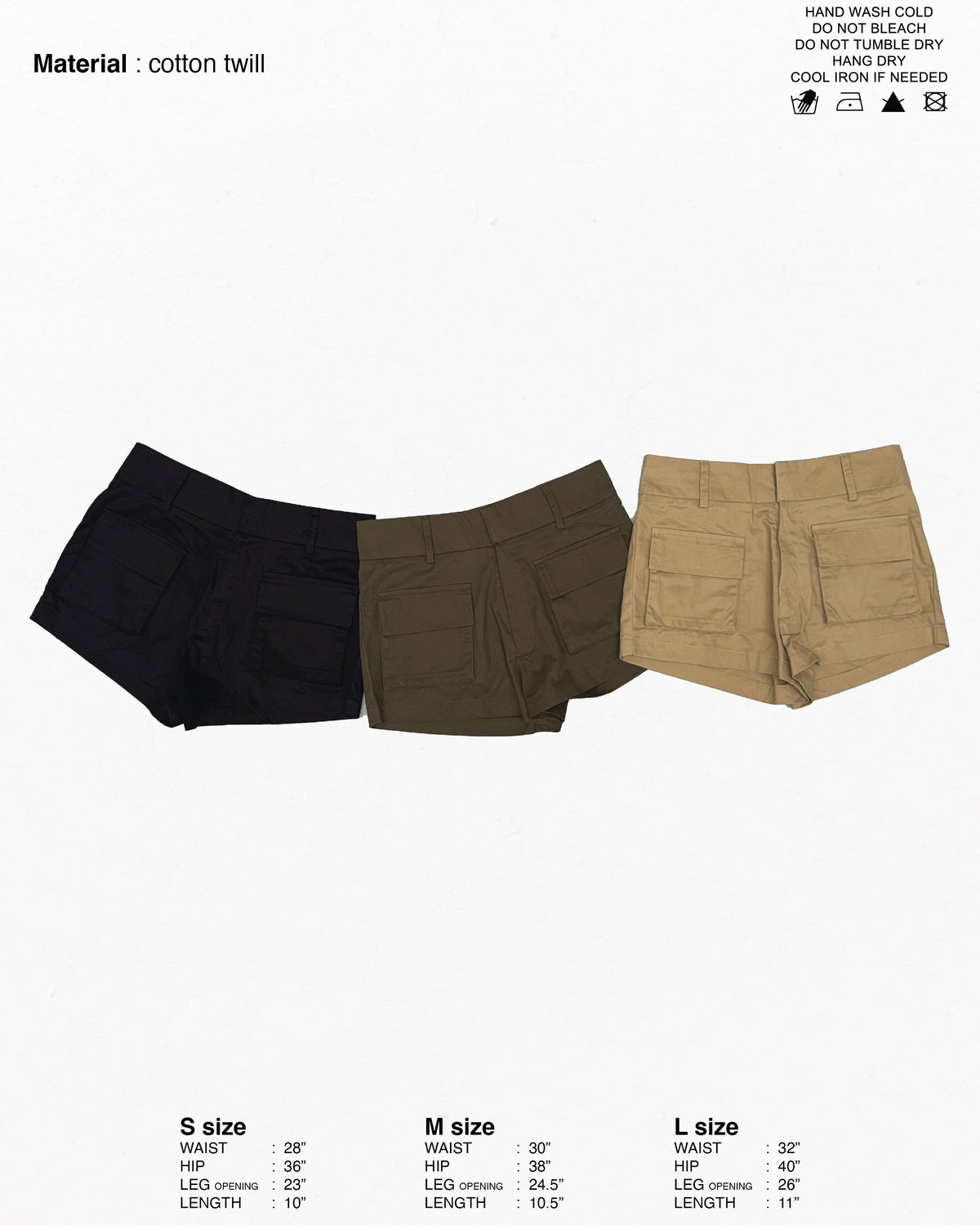 Piccoro - Tiny Hot Pants (3 colors)