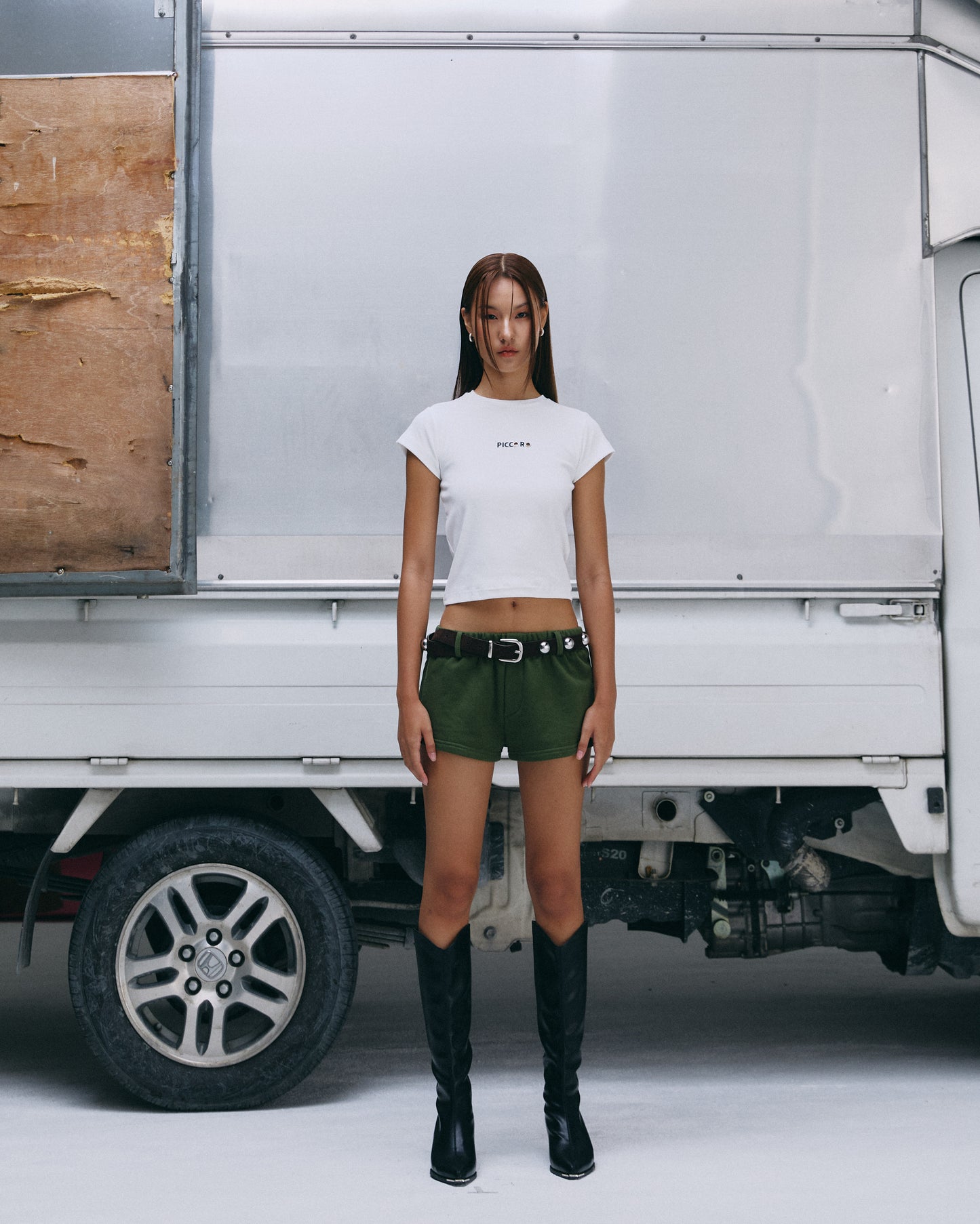 Piccoro - Eyelet Logo Tee
