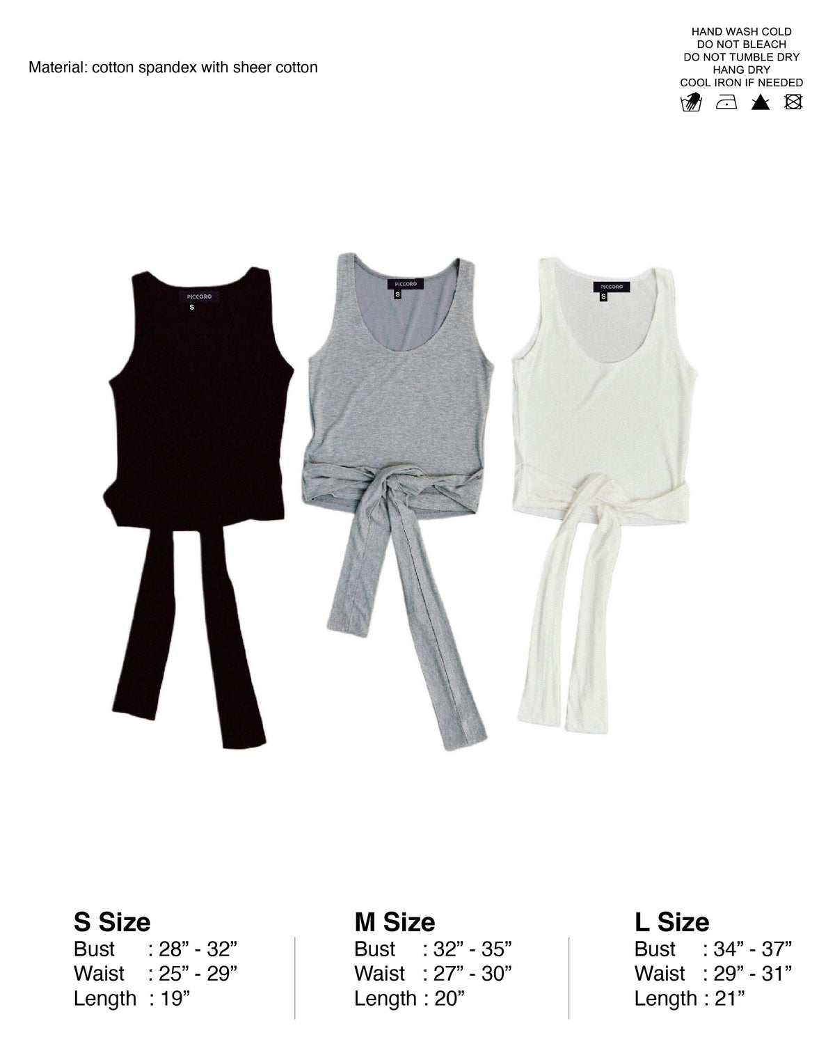 Piccoro - Breeze Tie-Waist Tank