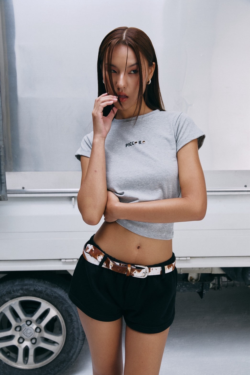 Piccoro - Eyelet Logo Tee