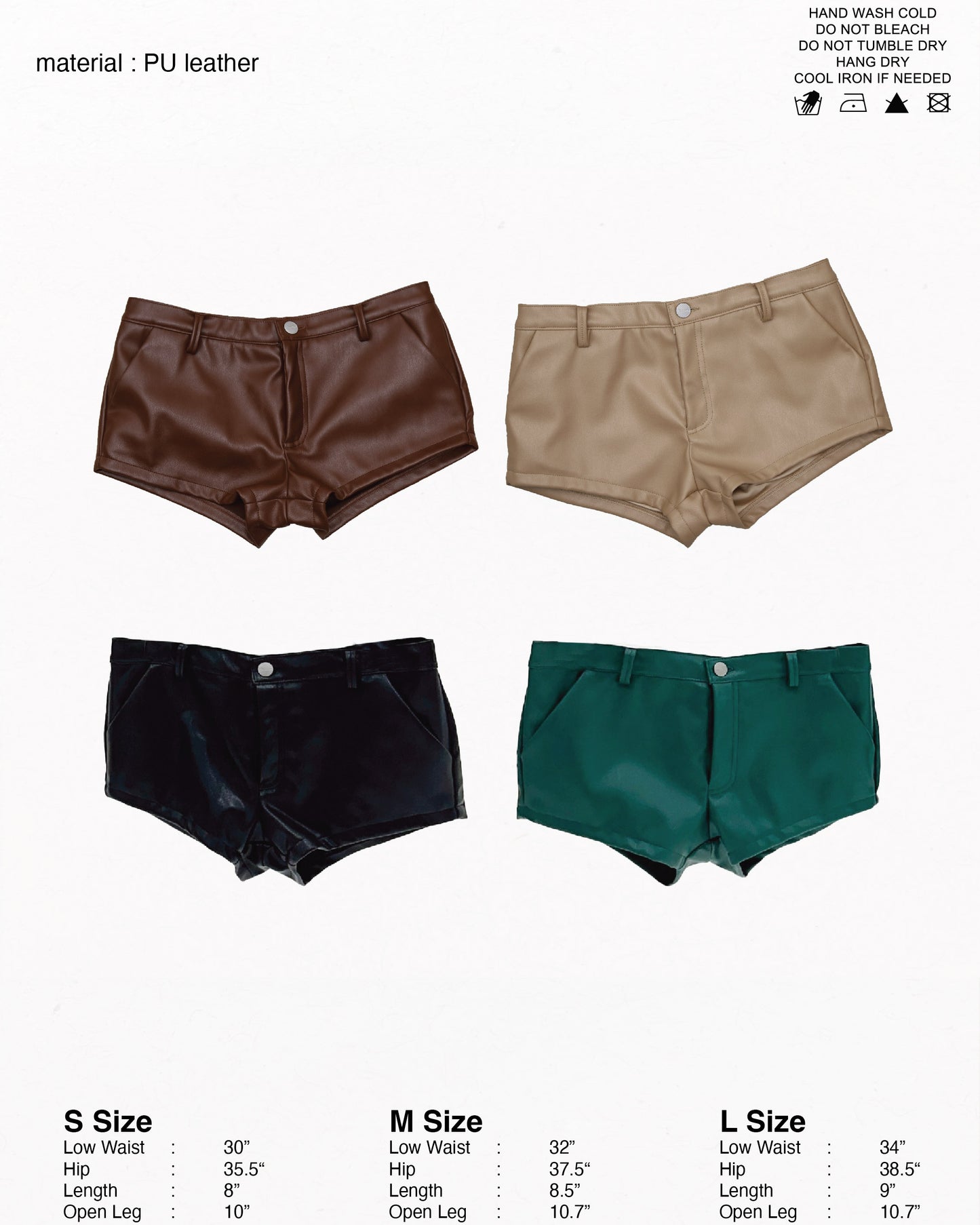 Piccoro - Hot Leather Shorts