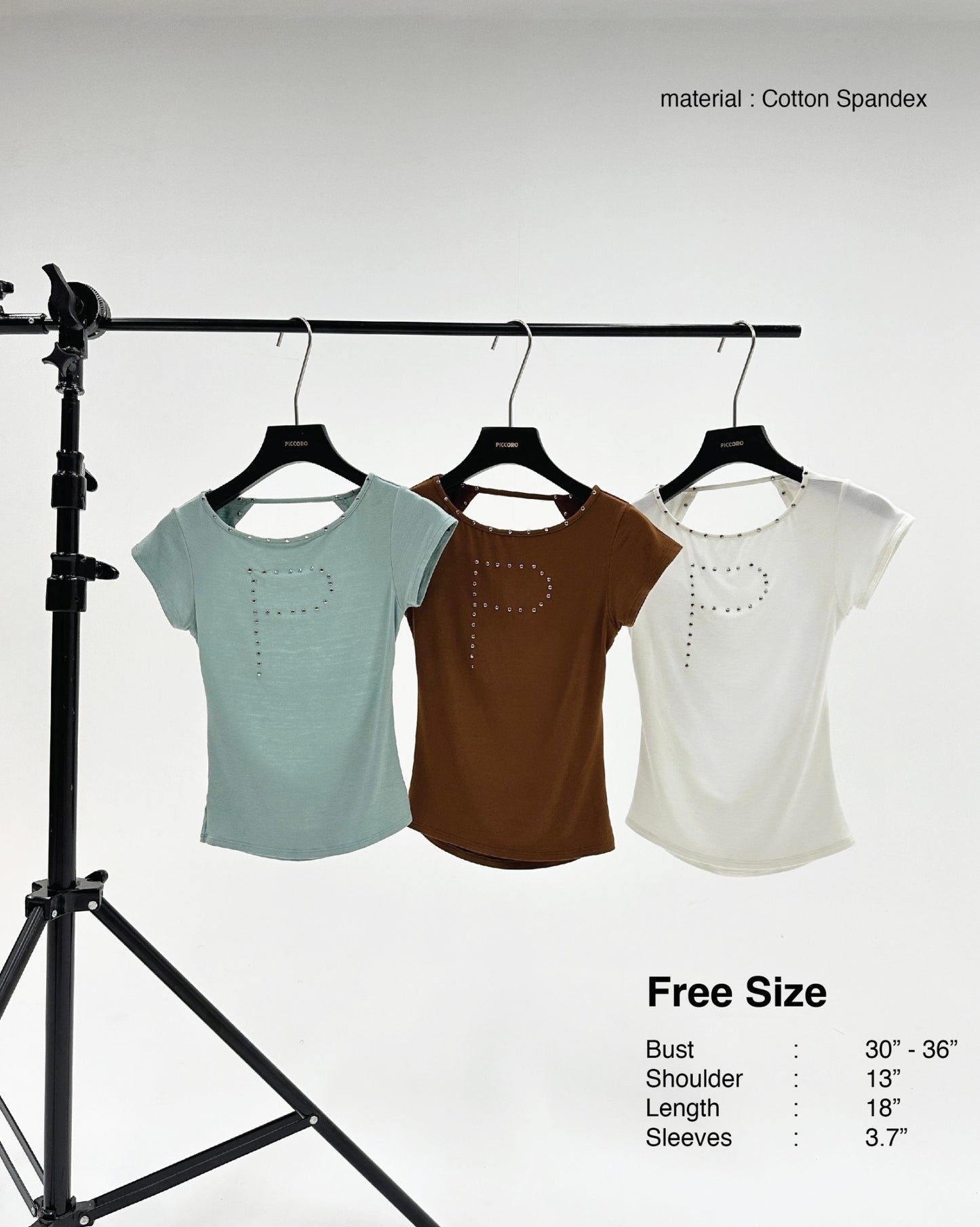 Piccoro - Metal Studs Top