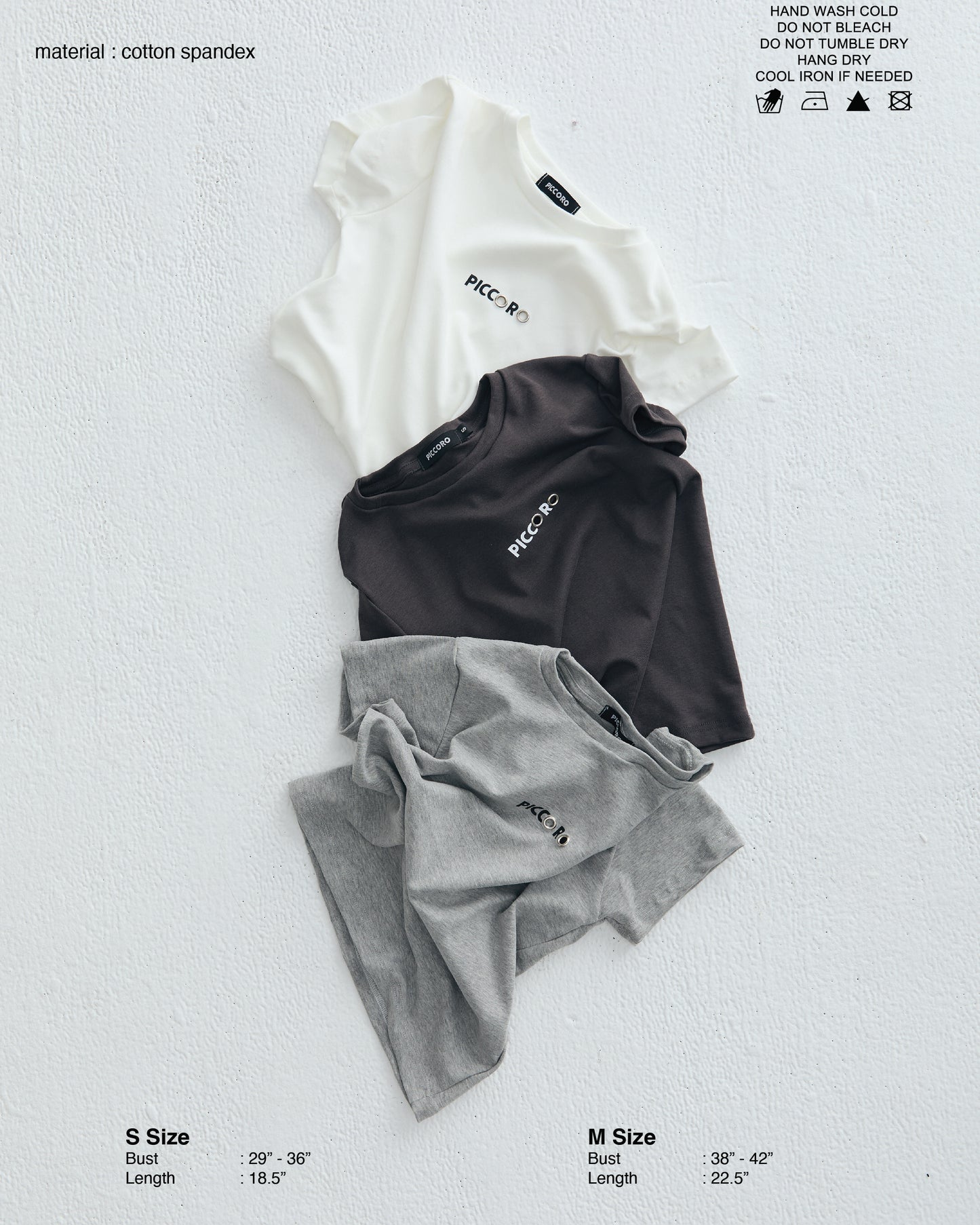 Piccoro - Eyelet Logo Tee