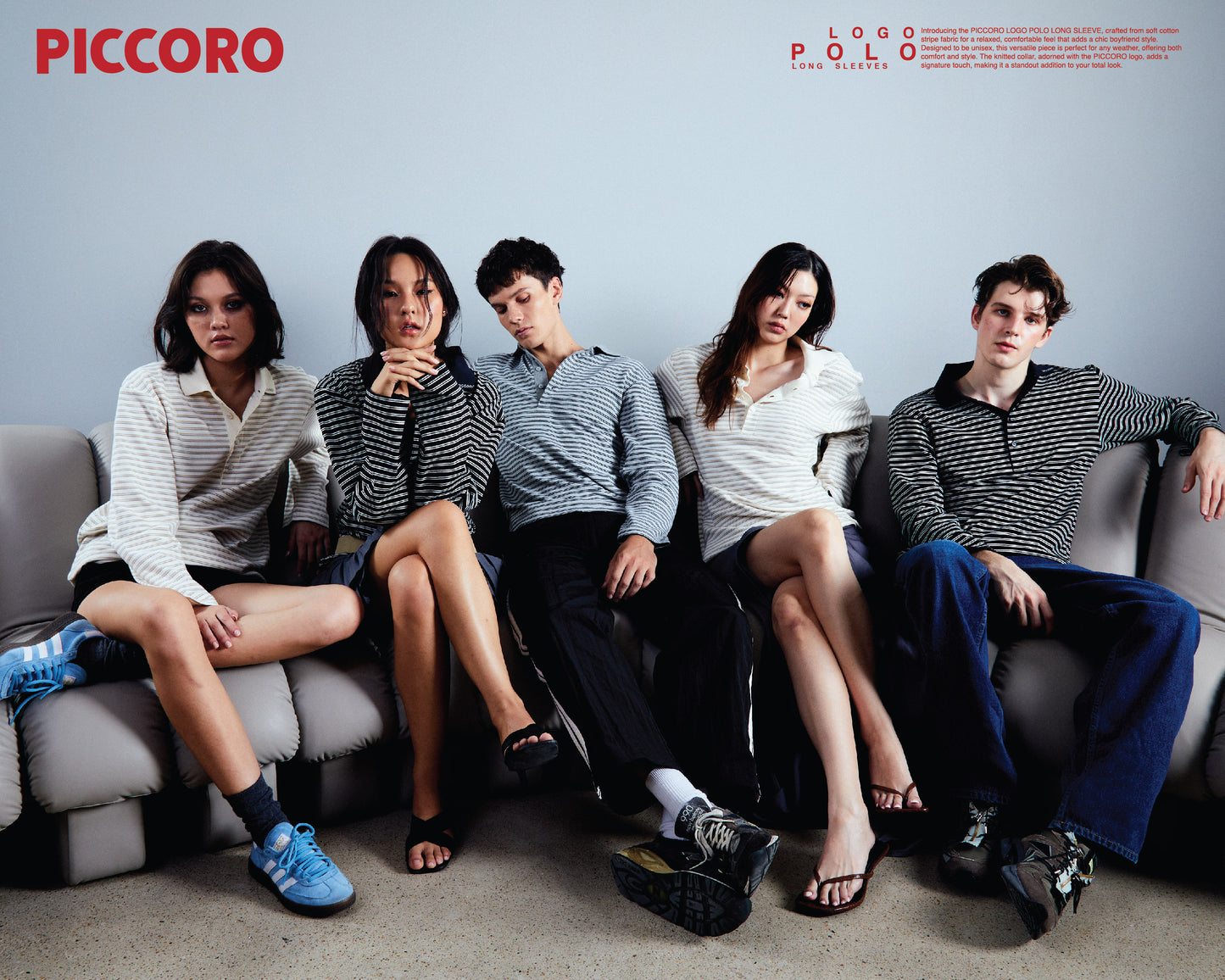 Piccoro - Logo Polo Long Sleeve