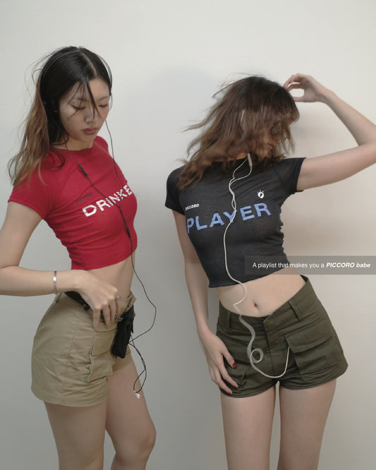 Team PICCORO Baby Tee (drinker & player)