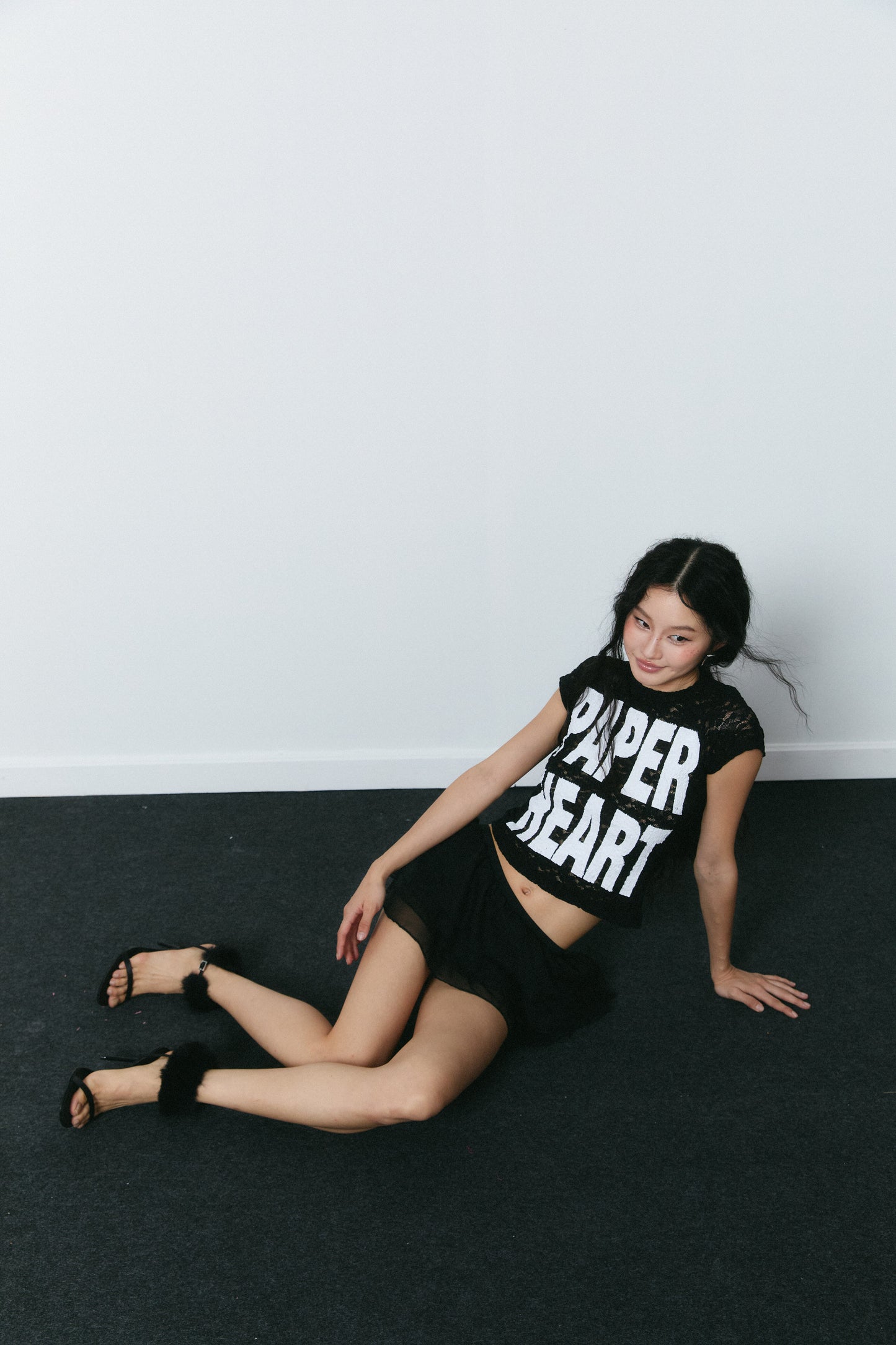 Piccoro - Paper Heart Lace Tee