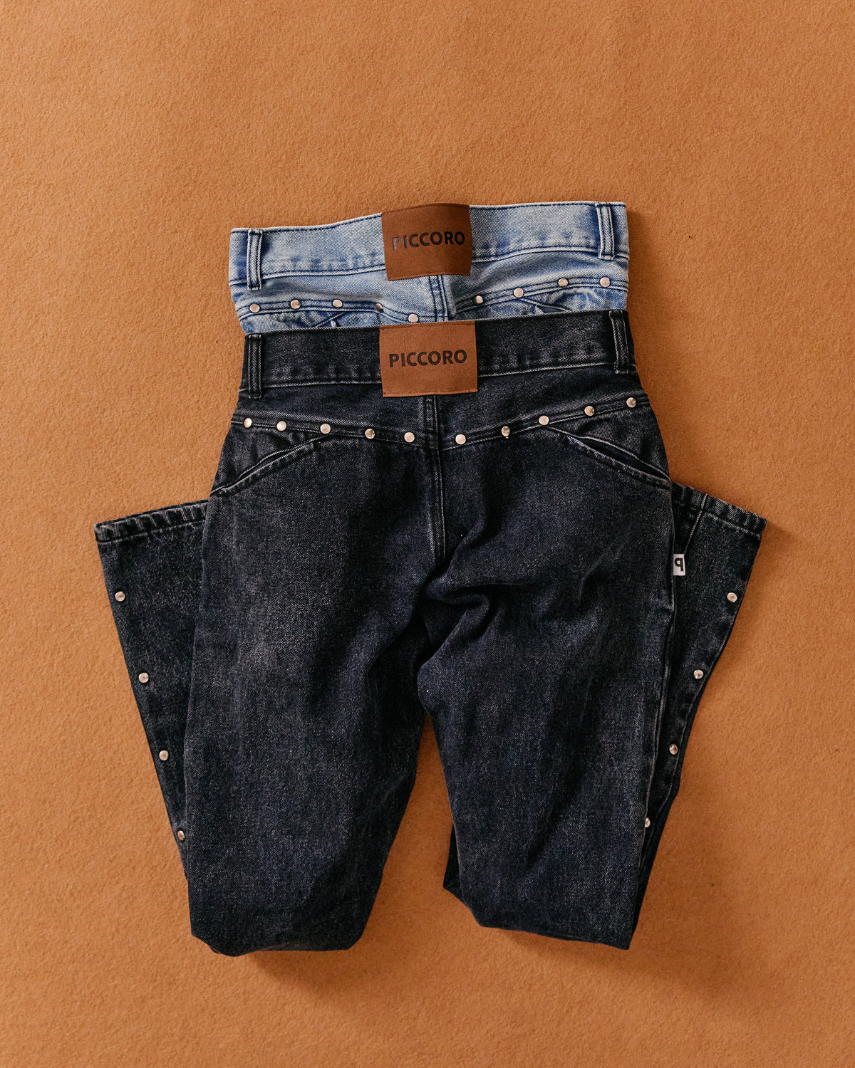 Piccoro - All-over Studded Jeans