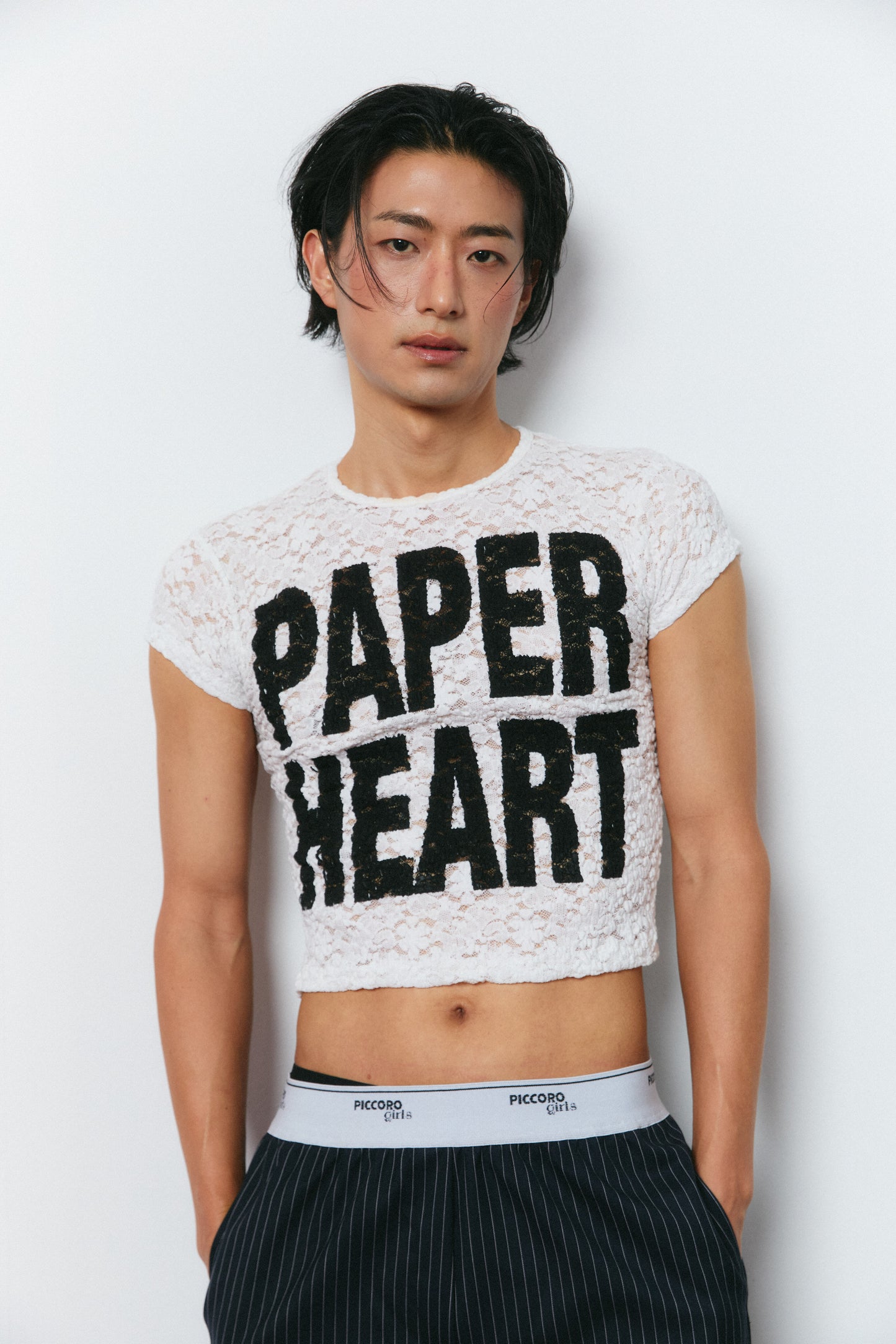 Piccoro - Paper Heart Lace Tee