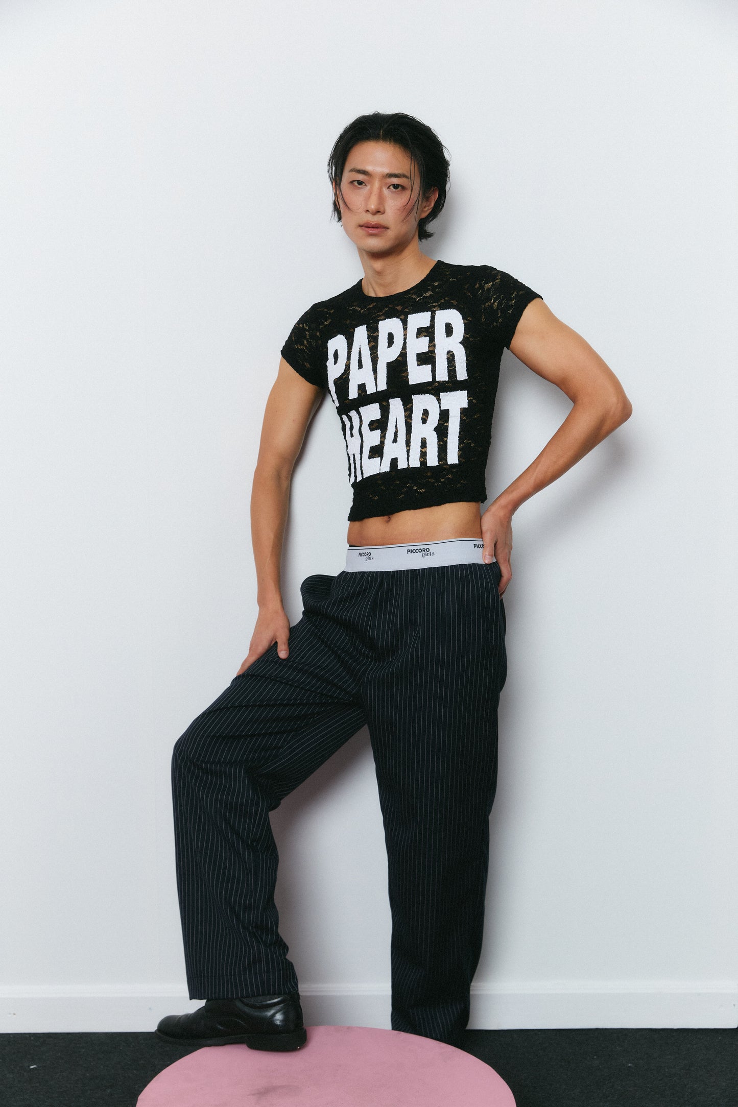 Piccoro - Paper Heart Lace Tee