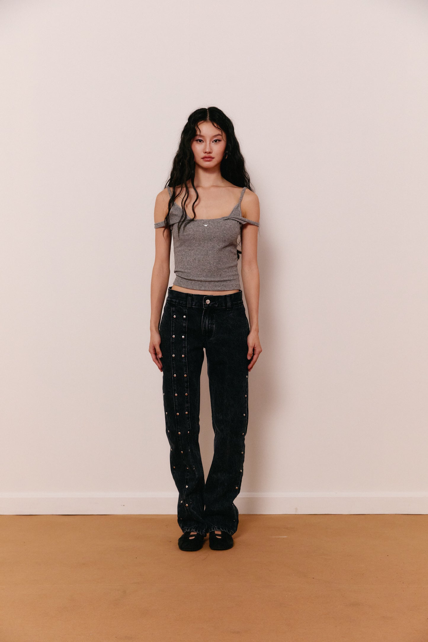 Piccoro - All-over Studded Jeans