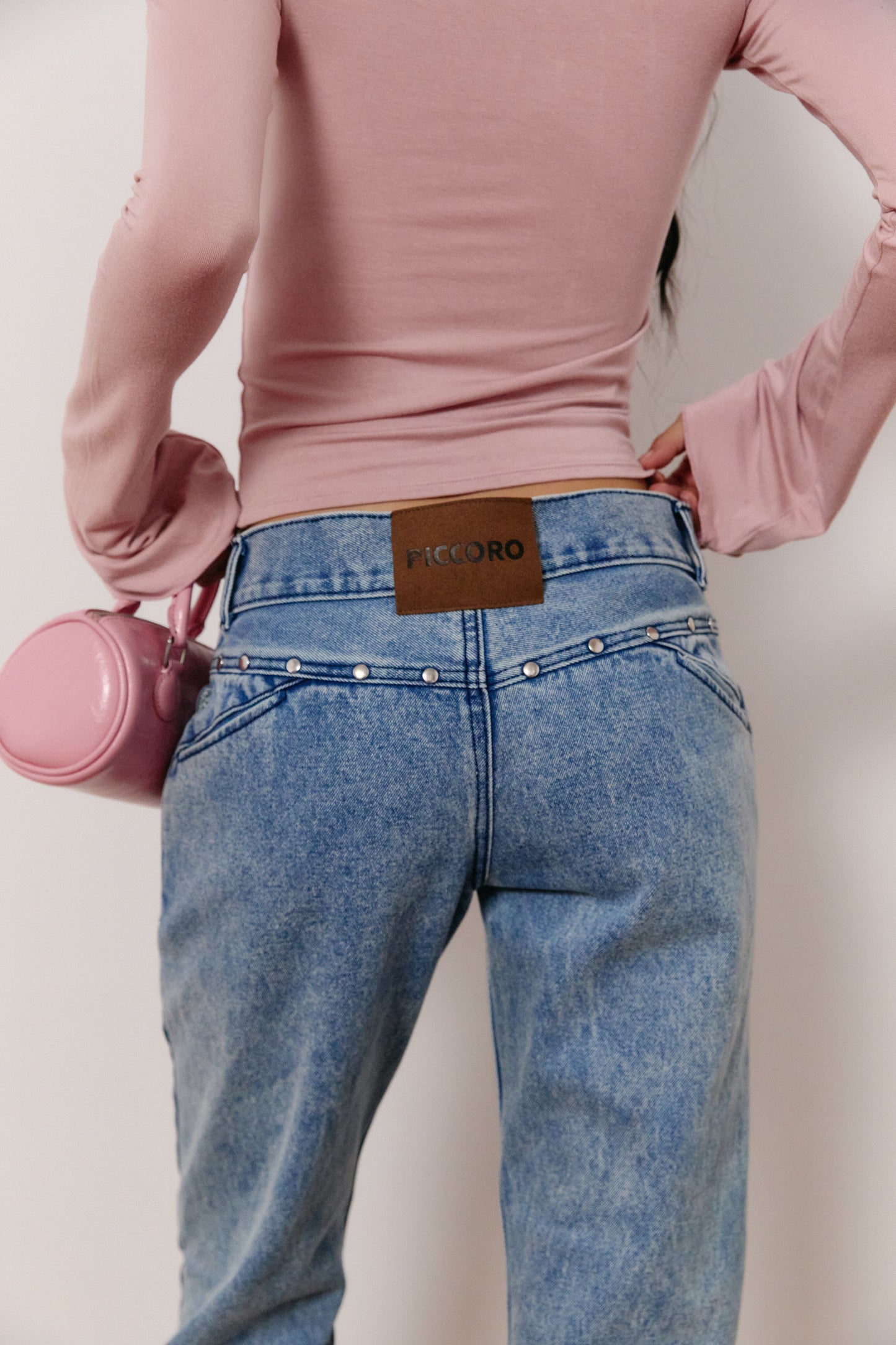 Piccoro - All-over Studded Jeans