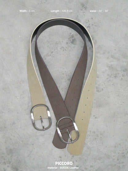 Piccoro - Suede Buckle Belt