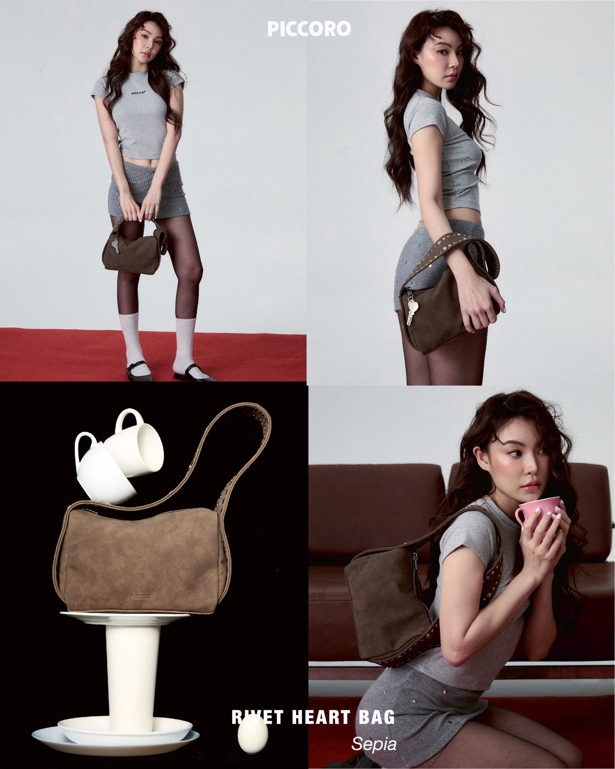 Piccoro - The Rivet Heart Bag