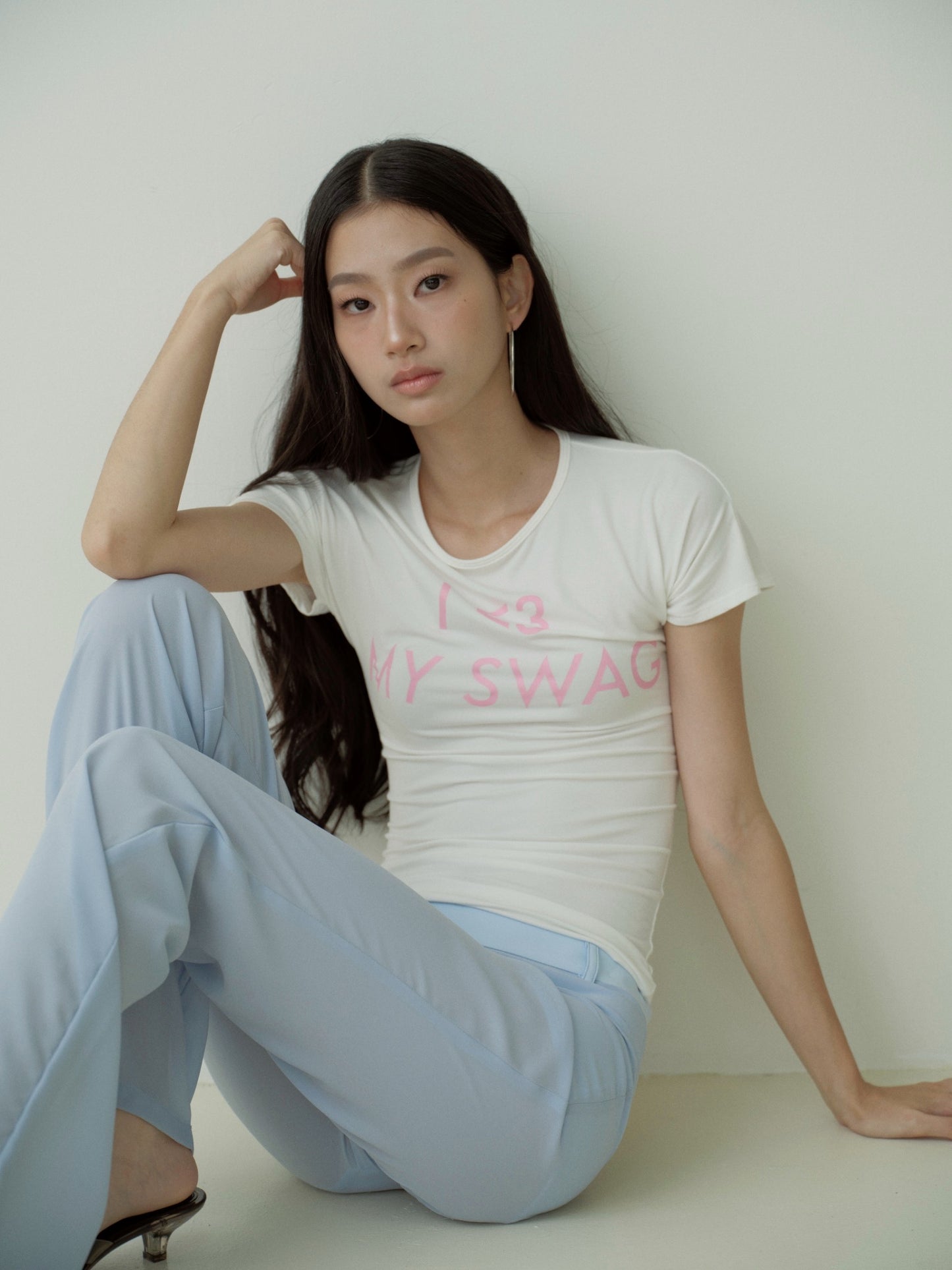 Piccoro- I <3 MY SWAG tie-back tee