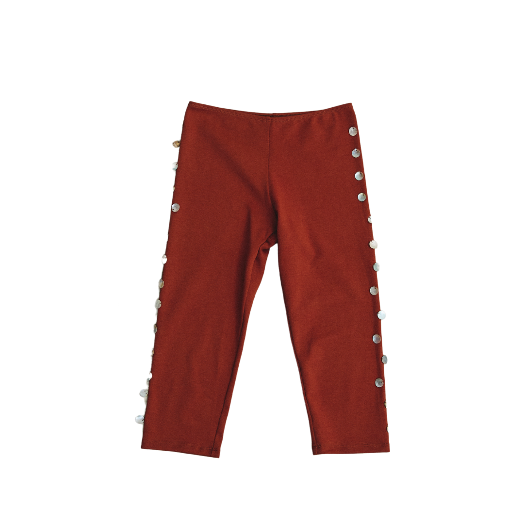 Piccoro - Seashell Button Capri