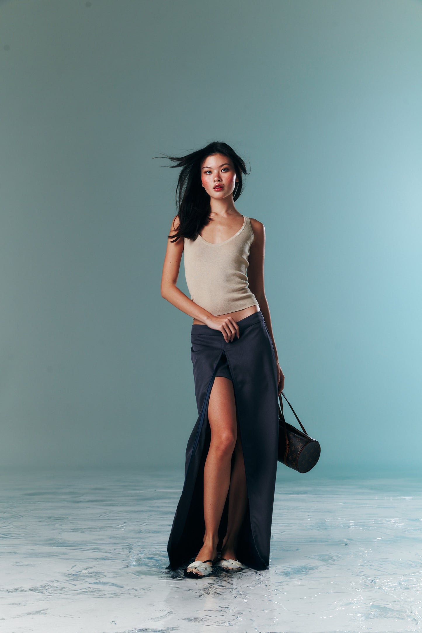 Piccoro - Almost Modest Maxi Skirt (zip skirt)