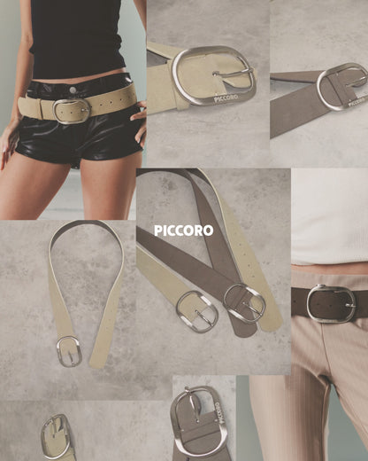 Piccoro - Suede Buckle Belt