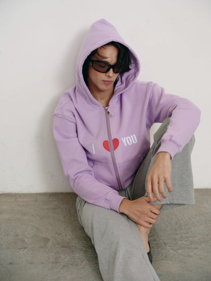 Piccoro - I <3 YOU Zipped Hoodie