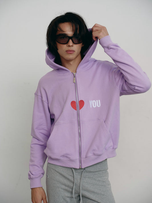 Piccoro - I <3 YOU Zipped Hoodie