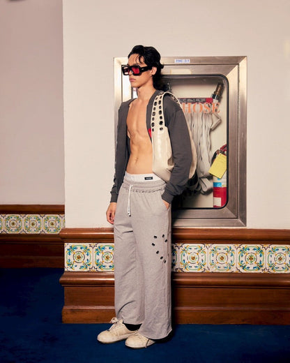 Piccoro - Heart Eyelet Sweatpants
