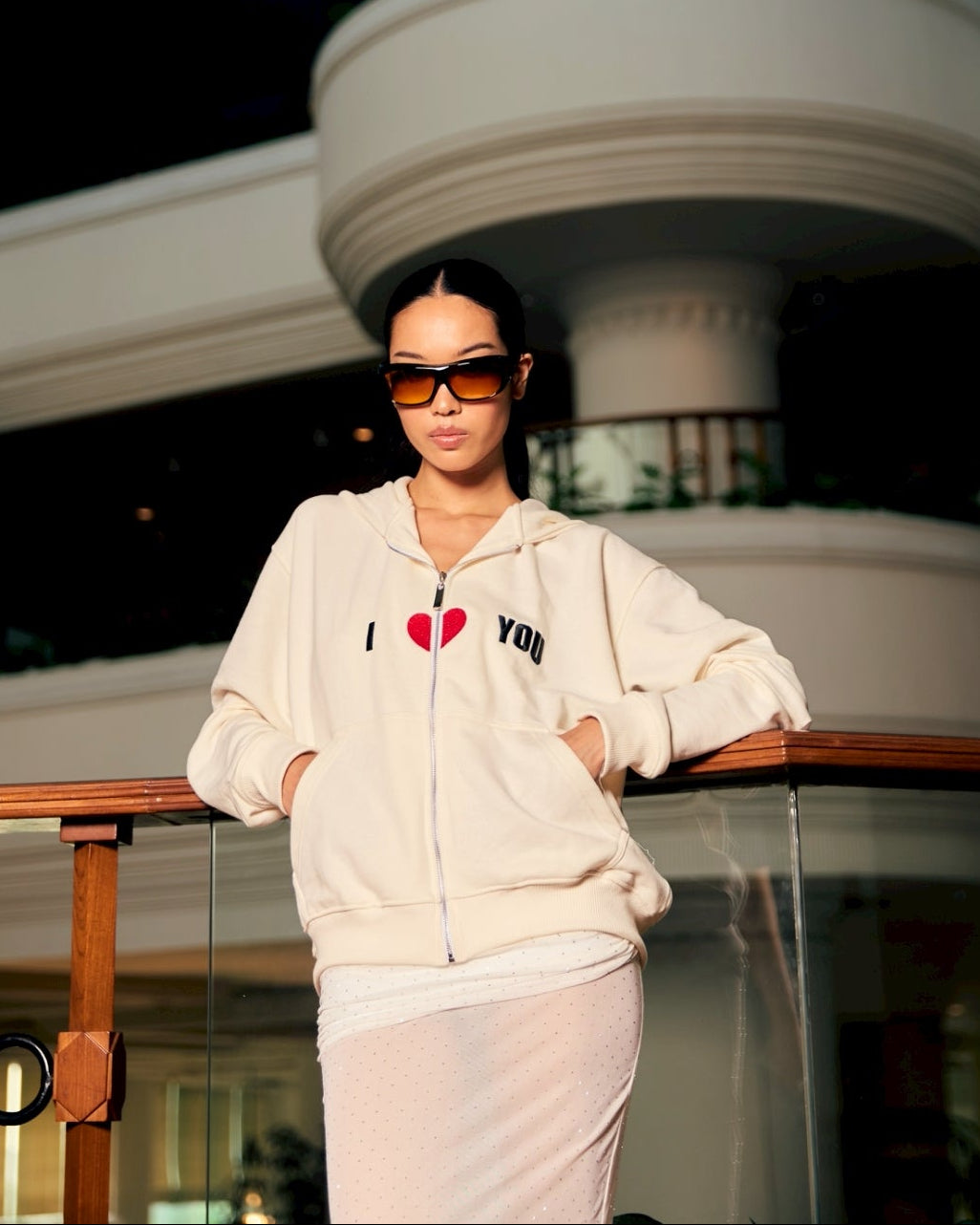 Piccoro - I <3 YOU Zipped Hoodie