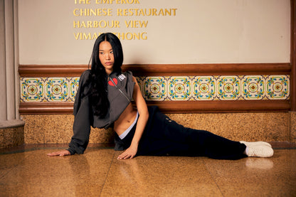 Piccoro - Heart Eyelet Sweatpants