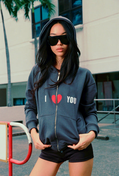 Piccoro - I <3 YOU Zipped Hoodie