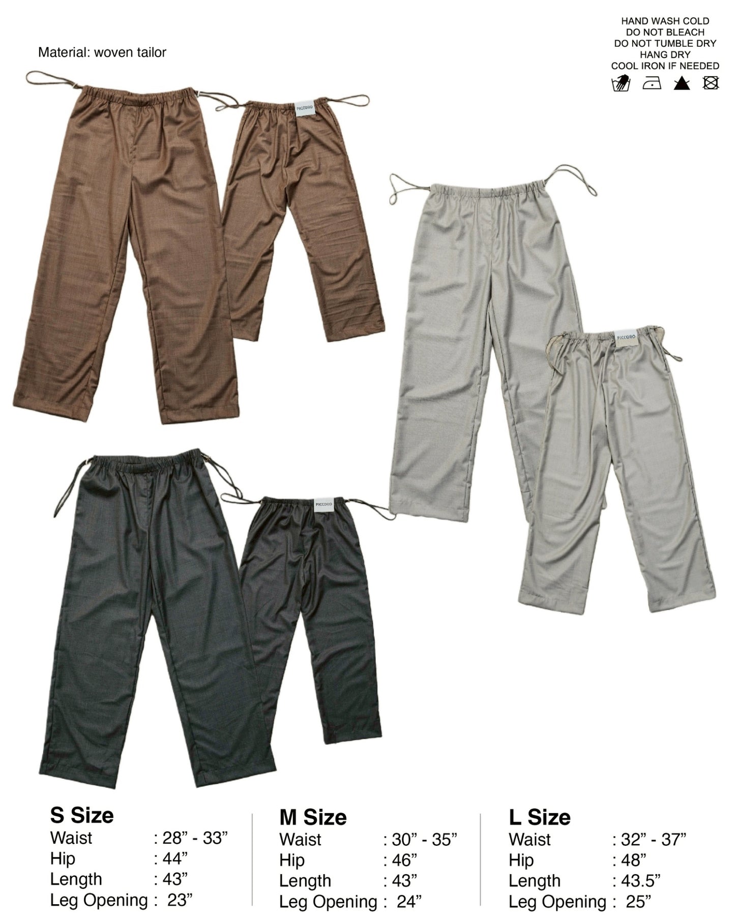 Piccoro - Wool String Pants