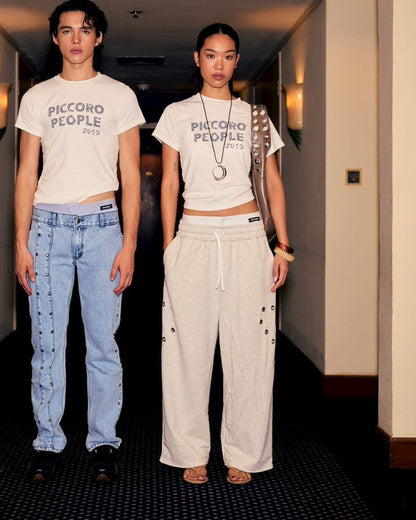 Piccoro - Heart Eyelet Sweatpants