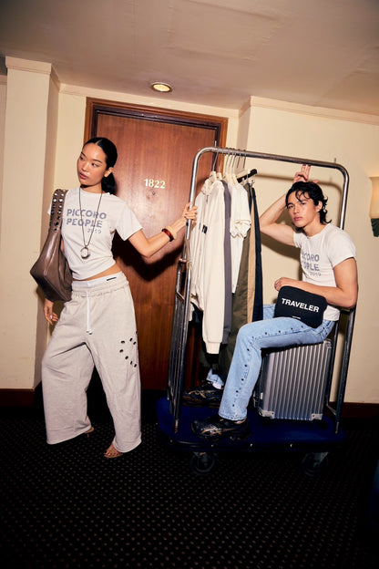 Piccoro - Heart Eyelet Sweatpants