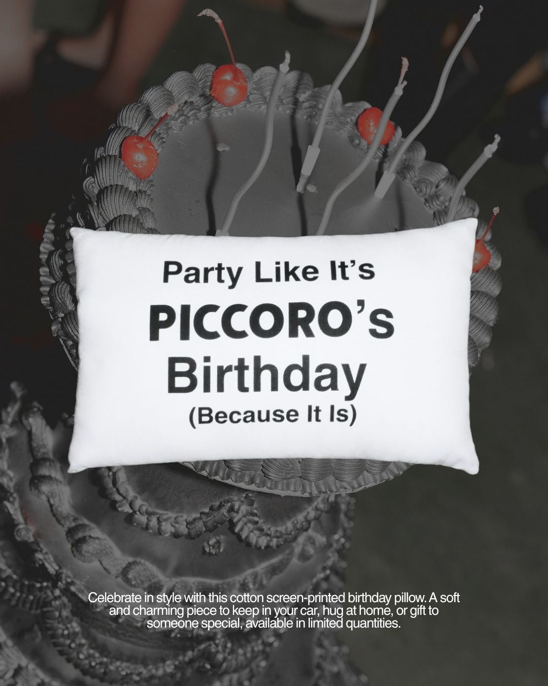 PICCORO BIRTHDAY PILLOW