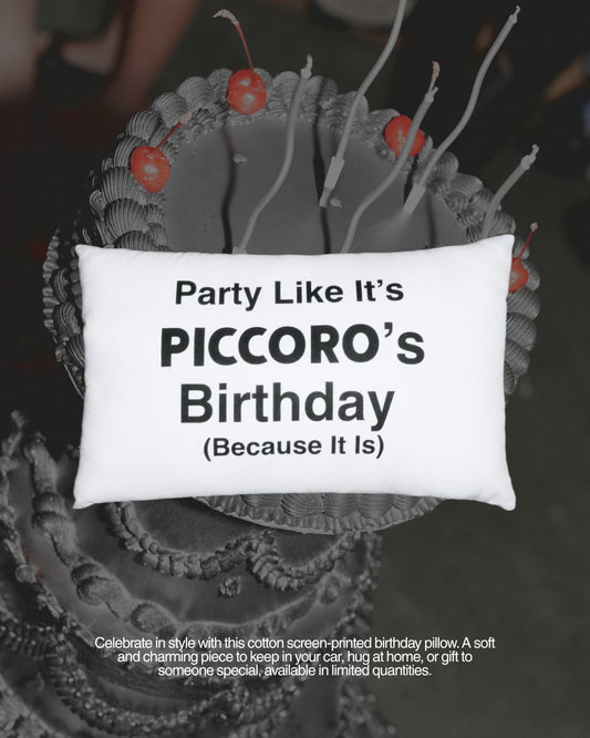PICCORO BIRTHDAY PILLOW