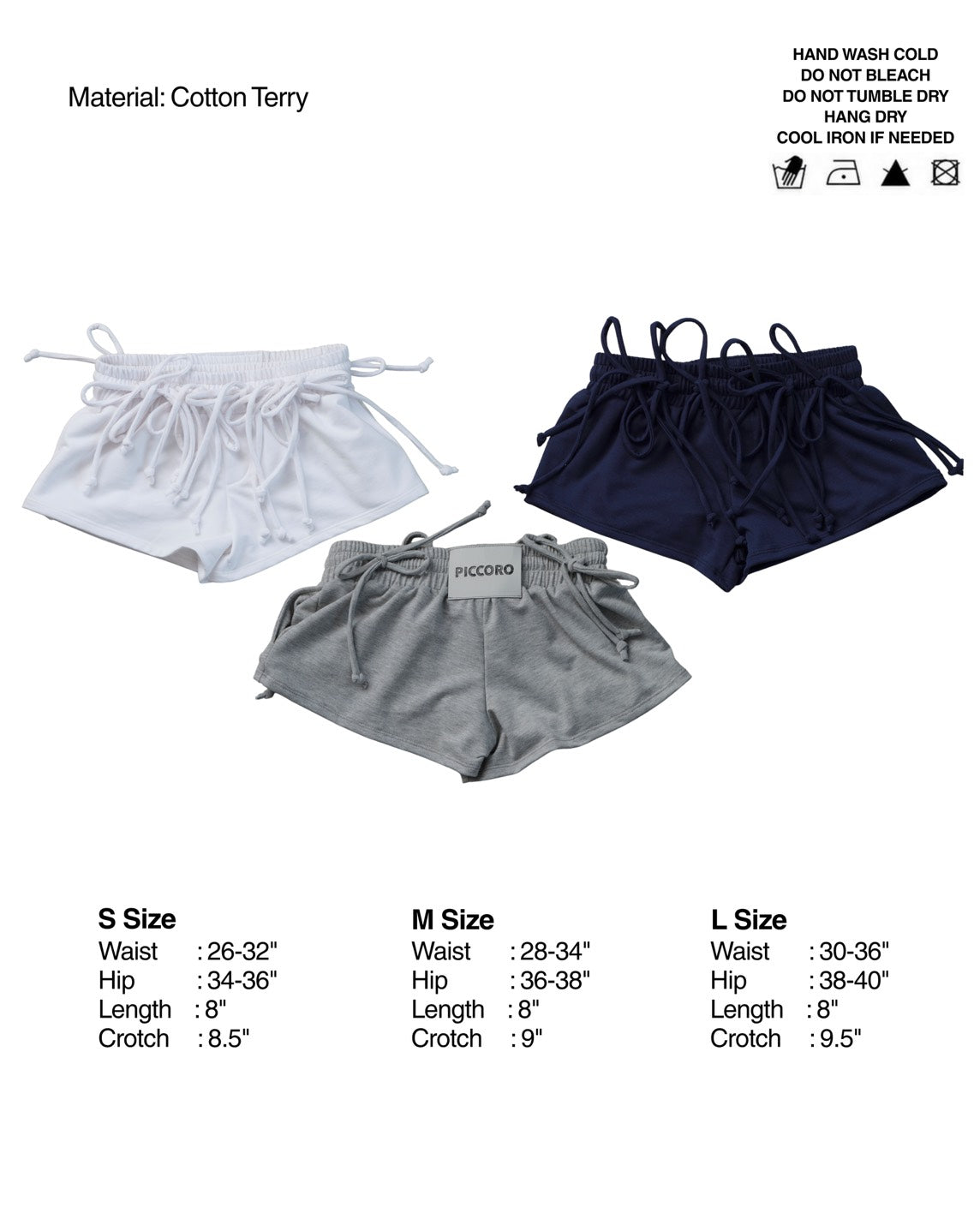 Piccoro - Baby Ribbons Shorts