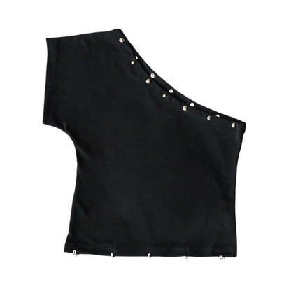 Piccoro - Hook & Stud One Shoulder Top