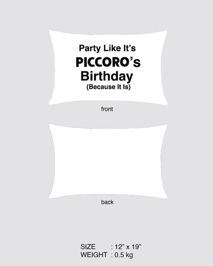 PICCORO BIRTHDAY PILLOW